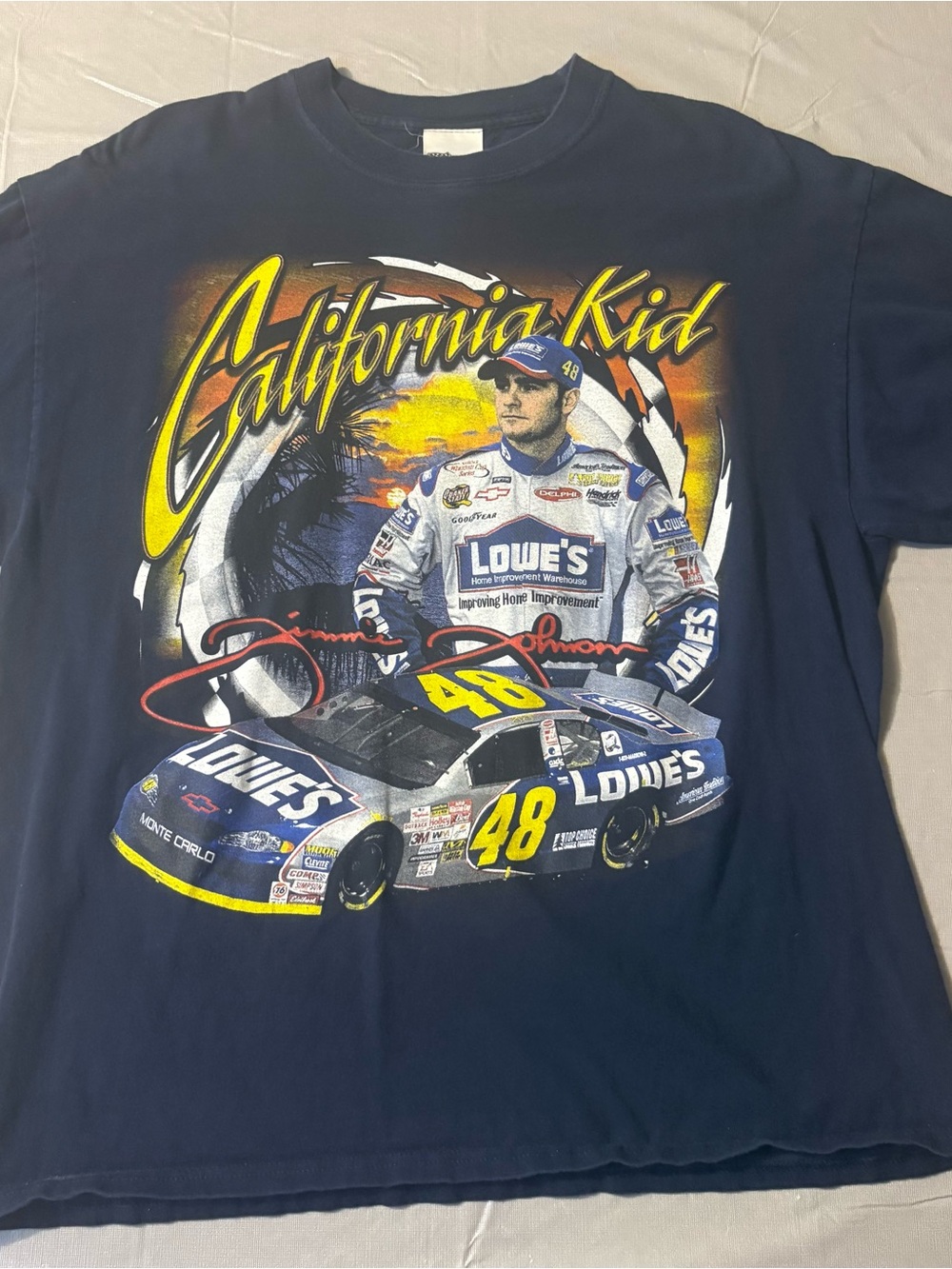 2002 Jimmie Johnson California Kid NASCAR Tee